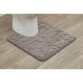 thumbnail image 5 of Evideco French Home Goods Contour Bath Rug Memory Foam Mat 3D Pebble 20”L x 20”W Taupe, 5 of 6