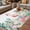 Green, variant on Tropical Flamingo Outdoor Rug for Patio/Deck/Porch, Non-Slip Large Area Rug 3 x 5 Ft, Botanical Summer Watercolor Flower Plant Indoor Outdoor Rugs Washable Area Rugs, Camping Rug Carpet Runner