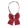 thumbnail image 1 of INSPIRE CHIC Nœud Papillon Pré-Noué pour Femme, Sangle Ajustable, Nœud Papillon, Couleur Unie, Taille Unique, Rouge, 1 of 6