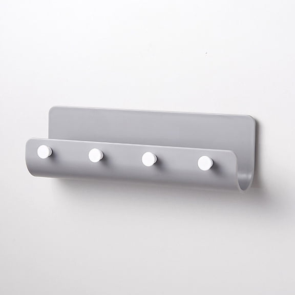 LOLIPPYY Simple Design Key Holder Wall Hanging Shelf ABS 1Pack