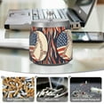 thumbnail image 6 of Yayeee Ashtray with Lid for Cigarette Smokeless Stainless Steel Home Ash Holder, Baseball Pattern, 6 of 7