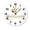 FFclock019, variant on ZXCXRQFa Desk Clocks Giraffe In The Bathtub Theme Battery Operated Silent Wall Clock Decor for Home, Kitchen, Living Room, Office, Bedroom, or Bathroom (10 Inch）