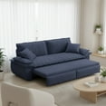 thumbnail image 2 of Homy Casa 3-in-1 Corduroy Convertible Sofa Bed, Queen Size Sleeper for Living Room, 2 of 10