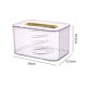 thumbnail image 2 of Caja De Pañuelos Caja de pañuelos de plástico Decoración Caja de pañuelos para el hogar Cocina Oficina (Transparente) Ndcxsfigh Libre de BPA, 2 of 6