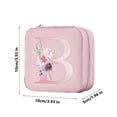 thumbnail image 3 of JingChun Jewelry Organizer Box, Pink, Small Jewelry Organizer for Women, Jewelry Travel Organizer, Ring Organizer Necklace Organizer Earring Organizer Box, 3 of 4