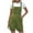 Army Green, variant on Diufon Plus Size Womens Cotton Shorts Rompers Sleeveless Button Bodysuits with Pockets