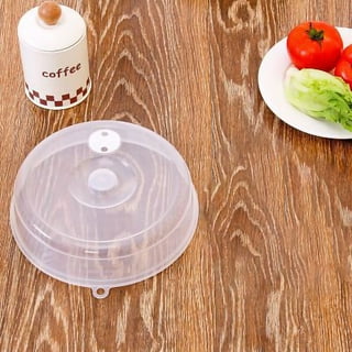 Gwong Microwave Splatter Cover Food Grade Heat Resistant Plastic Microwave  Food Plate Cover Guard Lid for Home(Orange) 