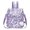 Purple, variant on CZSCPDAW Women's 12.6 x 11.8 in Convertible Backpack Purse with Zipper Pockets and Adjustable Straps for Work Travel and Daily Use