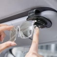 thumbnail image 4 of Fit for VW Car Sunglasses Holder, Leather Glasses Holder Glasses Holder for Car Sun Visor, 4 of 5