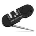 thumbnail image 1 of Afilador Cuchillos Profesional Cocina Mini Portátil 2 En 1 negro, 1 of 5