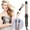 Black, variant on Tuscom 2-in-1 Rotating Curling Wand & Straightener - Auto Hair Curler for Long Hair, Fast Heat-Up Ceramic Barrel (356°F-392°F)