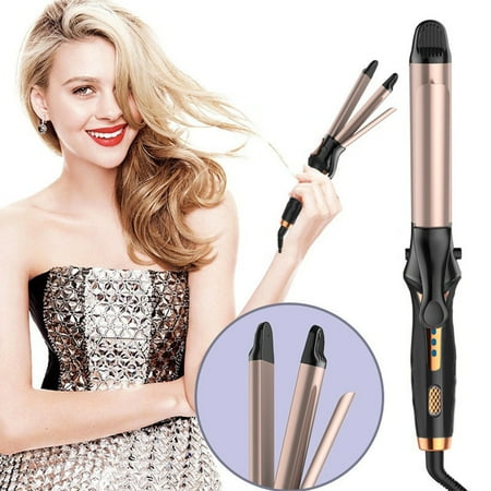 Rotating Curling Iron Automatic Rotate Curling Iron Curling And Straightening Hair 2 In 1 Long Barrel Curling Iron Electric Curling Iron Automatic Curling Iron