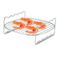 thumbnail image 1 of Greensen Baking Tray For Philips Air Fryer, Double Layer Baking Tray,Replacement BBQ Rack Double Layer Skewers Baking Tray For Philips Air Fryer, 1 of 6