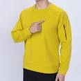 thumbnail image 5 of Zedker Men's Shirts Long Sleeve Cotton T-Shirt Crew Neck Midweight Tees Classic Basic Casual Tops Plain Soft Shirt, 5 of 10