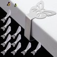 thumbnail image 1 of 10 clips de acero para manteles, exterior, forma mariposa, 1 of 4