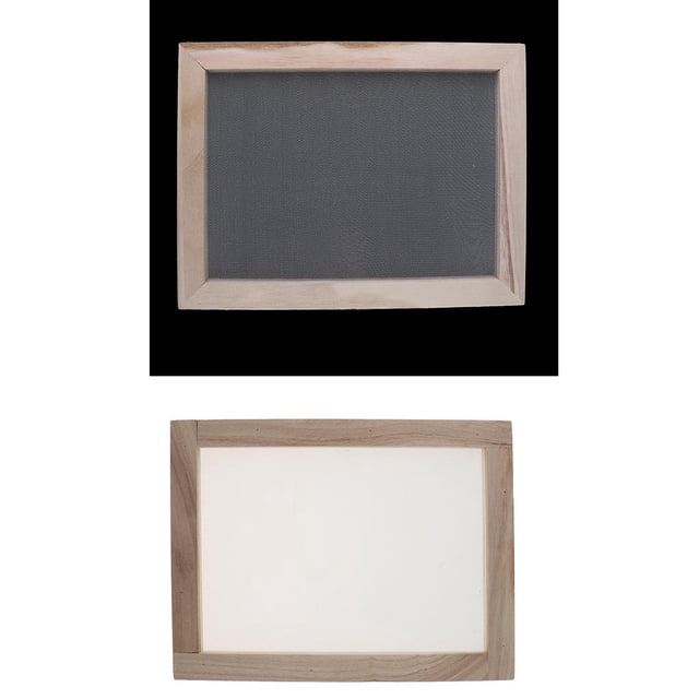 2 Piezas De Fabricación De Papel Herramientas De Bricolaje Pantalla De Fabricación De Papel De Para Niños 19x25 Cm perfecl Pantalla de Marco de Fabricación de Papel