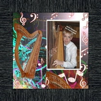 Harp, Concert Band Personalized Picture Frame,, 10X10 3519