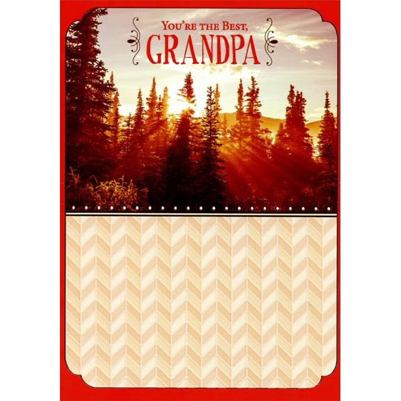 Designer Greetings Sunshine Forest: Grandpa Valentine's Day Card