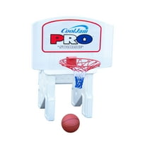 Swimline 44" Cool Jam Pro Adjustable Poolside Extra Wide Basketball Hoop - Orange/White