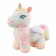 thumbnail image 1 of Muñeca de peluche con forma de unicornio colorido, 75 cm, tamaño grande, 1 of 1