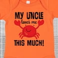 thumbnail image 4 of Inktastic Uncle Loves Me Childs Crab Boys or Girls Baby Bodysuit, 4 of 5