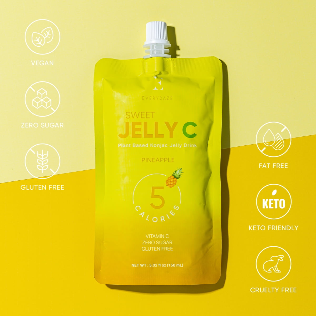 20±SWEET KEYAKIZAKA 2018JANUARY EVERYDAZE Sweet Jelly C Konjac Jelly Grape Pack of 10 Travel