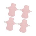 thumbnail image 4 of 4 almohadillas menstruales lavables antifugas, transpirables, de algodón puro, respetuosas con la piel, reutilizables, para mujeres, color rosa, 4 of 8