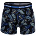 thumbnail image 2 of Happy Shorts Men's Boxer Shorts, 3-Pack - Retro Jersey, Logo Waistband Hawaii L (Large), 2 of 7
