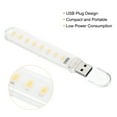 thumbnail image 4 of Uxcell Portable USB Plugin 8 Beads LED Night Light Lamp Stick, Warm White 5 Pack, 4 of 5