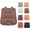 Brown, variant on Skin-Friendly & Dirt-Repellent Leather Seat Cushions, Car Seat Cushion for Long Driving, Easy-Clean, Breathable Dirt-Repellent Memory Foam Pad for Most Auto & Office Chairs (Yellow)