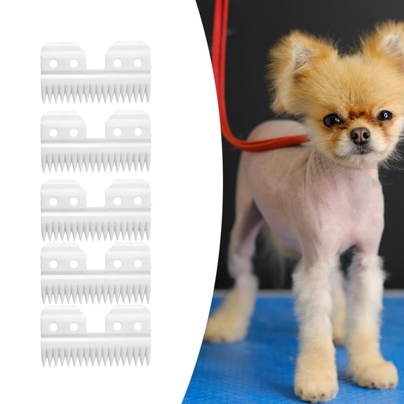 TOOYFUL 5 Pieces Ceramics Pet Trimmer Grooming Blade Heads Trimming Head Cutter Heads for A5 s