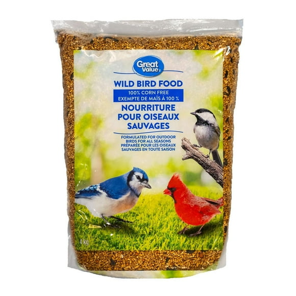 Great Value Wild Bird Food Seed 4kg