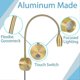 thumbnail image 2 of Bedside Reading Light, Bedroom Reading Lamp, 3w Led Touch Dimmable Brightness Minimalist Wall Headboard Reading Lamp, Adjustable Colour Temperature, 3, 2 of 5