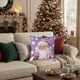 thumbnail image 4 of Cubiertas de Almohada de Navidad Conjunto de 4 Cubiertas de Almohada de Lanzamiento de Navidad 17.7x17.7 Pulgadas Cubiertas de Almohada de Lanzamiento Decorativas Tela Suave Cremallera Oculta Decoraci, 4 of 8