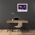 thumbnail image 3 of Woo, Teresa 18x15 White Modern Wood Framed Museum Art Print Titled - Santa and Reindeer, 3 of 4