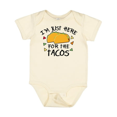 

Inktastic I m Just Here for the Tacos Cinco De Mayo Gift Baby Boy or Baby Girl Bodysuit