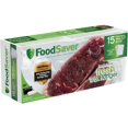 thumbnail image 1 of FoodSaver Gallon Size Pre-Cut Bags, Clear (15 Bags), 1 of 5