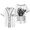White, variant on Carin Leon Merch Boca Chueca Tour Baseball Jersey V-Neck Shirt Short Sleeve Streetwear Clothes