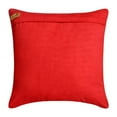 thumbnail image 6 of The HomeCentric Cushion Cover For Couch, Red Pillow Cover, Solid Pillow Cover, Pack of 2, 12x12 inch (30x30 cm) Cushion Cover, Faux Suede Throw Pillow Cover, Textured Pintucks Easter - Red Wind Folds, 6 of 7