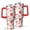 Red-1, variant on Christmas 40oz Tumbler– Stainless Steel Insulated Tumbler with Handle and Straw, Large Capacity Travel Cup for Hot & Cold Drinks