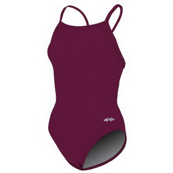 (Price/each)Dolfin 9615L - Solid V-2 Back-Maroon-38