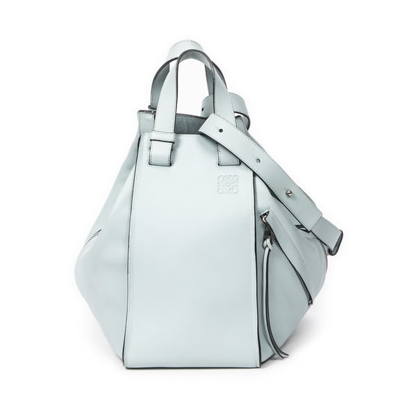 Pre-Owned Loewe Light Blue Extra Large Hammock Shoulder Bag Calfskin Leather