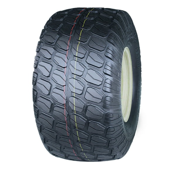 18x9.50-8 Lawn Mower Tire and Wheel Assembly,18x9.50-8 Riding Lawn Mower Tire with Rim, 4 Lug 8”x 7” Wheel, 2.52 Central Hole, 4Ply,935lbs