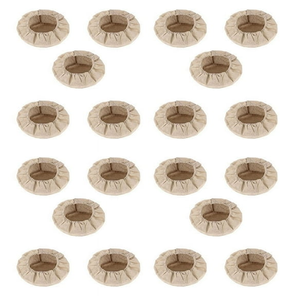 20X Round Bread Proofing Basket Cloth Liner Sourdough Banneton Proofing Cloth Natural Rattan Baking Dough Basket Cover