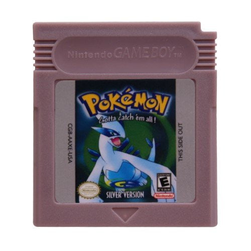 Video Games Cartridge Compatible for GB&GBC Handheld Console Pokemon Silver