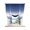 Blue, Navy, White, variant on Navy Blue Ombre Tie Up Curtains for Kitchen Windows,Adjustable Rod Pocket Valance 54 Inch Long, Aesthetic Art Farmhouse Gradient Blue Window Treatment Balloon Roman Blind Shade, 42" x 54"