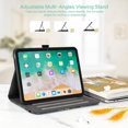 thumbnail image 4 of Case for iPad (A) th Generation iPad th Generation . Build with Pencil Holder Protective th/th Stand Cover View Angles Auto Wake/Sleep Colord Cats, 4 of 7