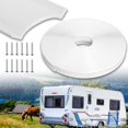 thumbnail image 1 of Inserto de Moldura de Vinilo para RV de 30 metros con Tornillos Blanco para RV y Camper, 1 of 8
