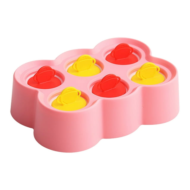 Agiferg Moule de Popsicles de Modélisation Aérienne Moule de Popsicles Fait Maison pour Enfants Moule de Crème Glacée en Silicone de Dessin Animé