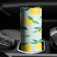 thumbnail image 3 of 20 oz Thermal Insulated Coffee Mug with LeakProof Lid Lemon Skinny Tumbler for Housewarming Wedding Birthday Gift, 3 of 7